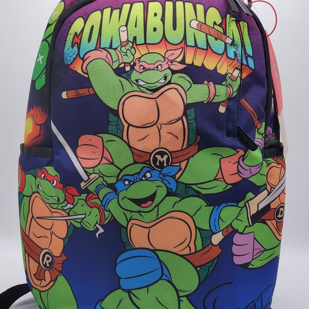 Sprayground x Teenage Mutant Ninja Turtles Backpack New - Picture 2 of 10